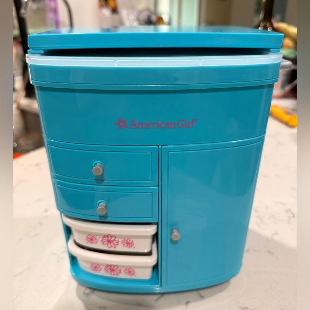 American Girl Doll Truly Blue Hairstyling Caddy